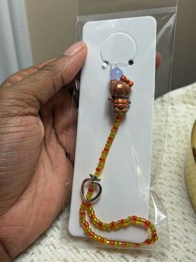 Beaded Hello Kitty Phone Charm Lanyard